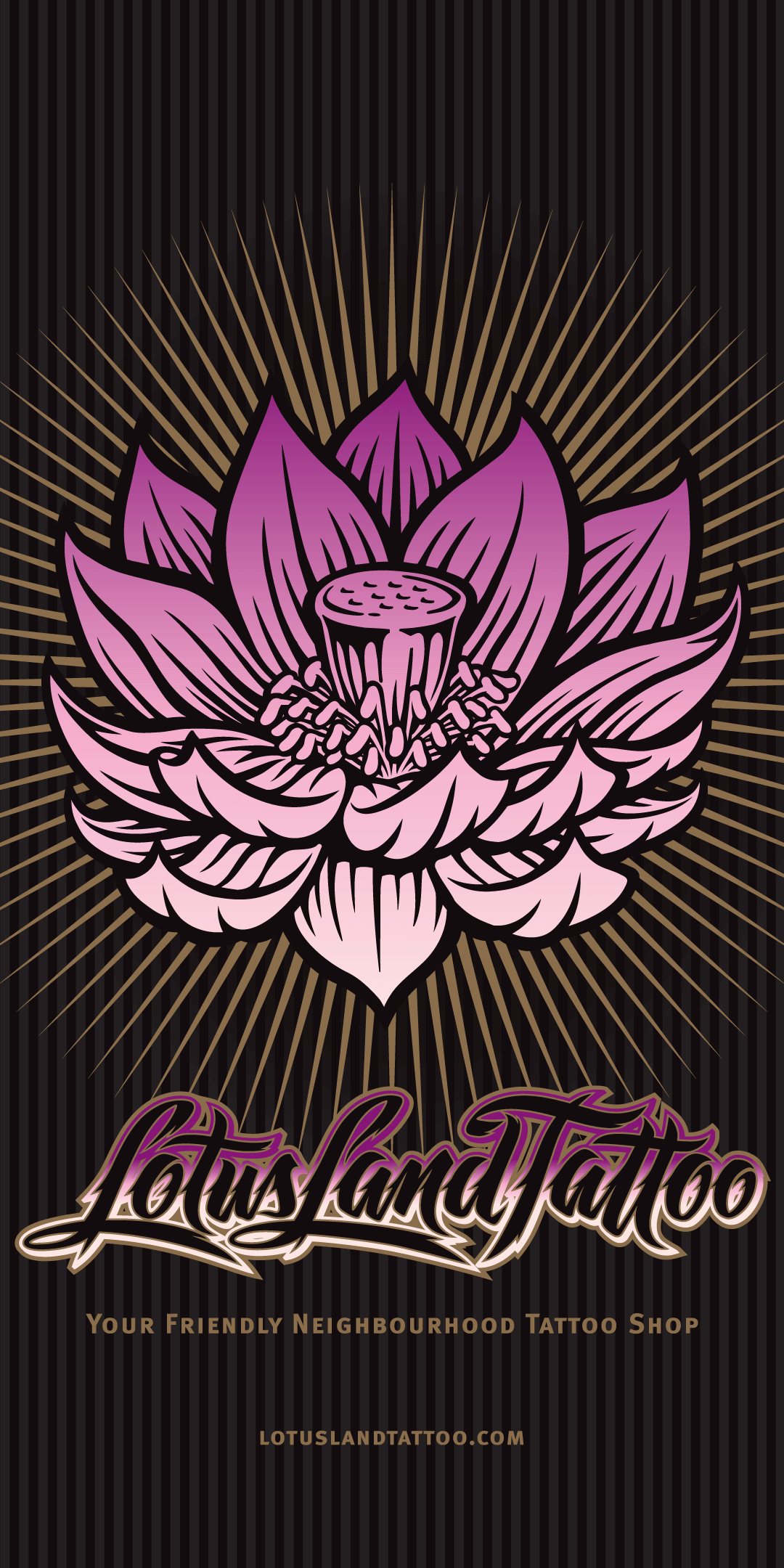 Lotusland Tattoo Poster